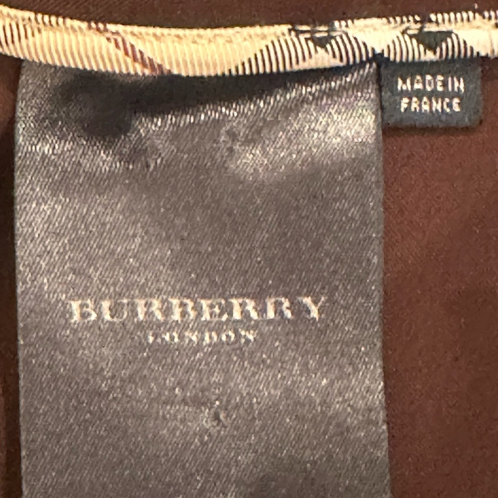 Burberry Deep Burgundy Trousers